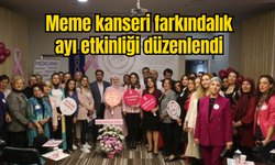 Meme kanseri farkındalık ayı etkinliği düzenlendi