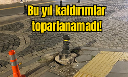Bu yıl kaldırımlar toparlanamadı!