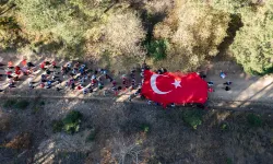 Akdağmadeni ormanlarında 100. Yıl yürüyüşü