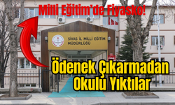 Ödenek Çıkarmadan İlkokulu Yıktılar
