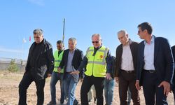 Başkan Bilgin Çalışmaları İnceleyerek Bilgi Verdi