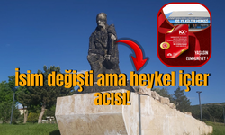 İsim değişti ama heykel içler acısı!