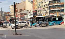 Sivas'ta En İşlek Caddede Kaza