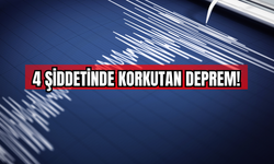 4 Şiddetinde Korkutan Deprem!