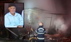 Ev yangınında bir kişi öldü