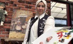 Bulaşık yıkamak için başvurdu, ressam oldu
