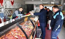 Sivas'ta Kasaplar ve Marketler Denetlendi