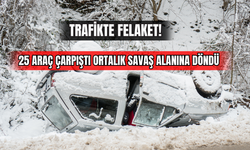 Trafikte Felaket! 25 Araç Çarpıştı, Ortalık Savaş Alanına Döndü