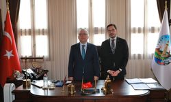 Sivas Valisi Şimşek Başkan Yazıcıoğlu'nu Ziyaret Etti