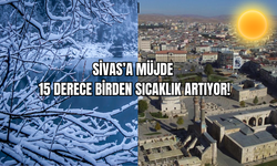 Sivas’a Müjde: 15 Derece Birden Sıcaklık Artıyor!
