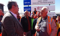 Hızlı Tren işçileri iş bıraktı