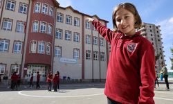 Leylekli okula bahar geldi