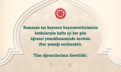 Sivas'ta Öğrencilere Ücretsiz İftar Yemeği