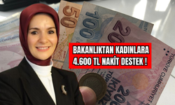 Bakanlıktan Kadınlara 4.600 TL Nakit Destek!