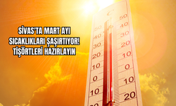 Sivas'ta Mart Ayı Sıcaklıkları Şaşırtıyor! Tişörtleri Hazırlayın