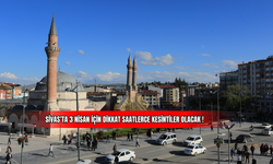 Sivas’ta 3 Nisan İçin Dikkat Saatlerce Kesintiler Olacak !