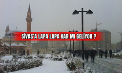 Sivas’a Lapa Lapa Kar Mı Geliyor?