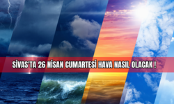 Sivas’ta 26 Nisan Cumartesi Hava Nasıl Olacak!