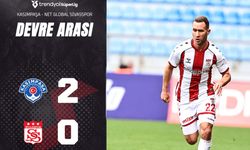Sivasspor ilk yarıda 2 gole teslim