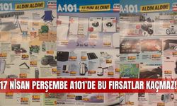 A101 17 Nisan Aktüel Kataloğu : Teknoloji ve Beyaz Eşyada Dev İndirimler Sizleri Bekliyor!