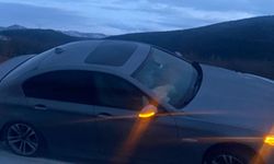 Buzlanan yolda aşırı hız kazayı kaçınılmaz kıldı