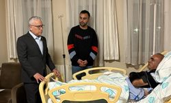 Vali Şimşek'ten kazazedelere hastane ziyareti
