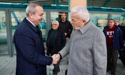 Başkan Uzun, Adem Ceylan ve beraberindeki heyeti karşıladı