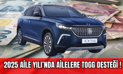 2025 Aile Yılı’nda Ailelere TOGG Desteği!