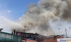 Buğday Meydanı’nda panik: Alevler yükseldi