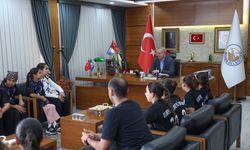 Kilisli öğrencilerden Başkan Uzun’a ziyaret