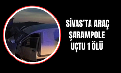Sivas'ta Araç Şarampole Uçtu 1 Ölü