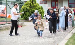 Aileler aynı parkurda ter döktü