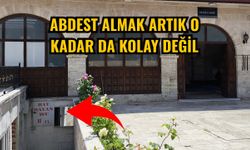 Abdest almak artık o kadar da kolay değil