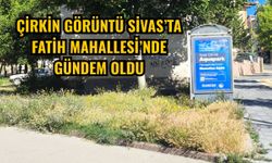 Çirkin görüntü Sivas’ta Fatih Mahallesi’nde gündem oldu