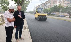 Bu caddede altyapı tamam, sıra asfaltta