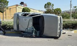 Sivas'ta Feci Kaza Otomobil Takla Attı, 2 Yaralı!