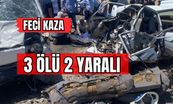 Feci Kaza 3 Ölü 2 Yaralı !
