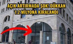 Açık artırmada şok! Dükkan 1.2 milyona kiralandı