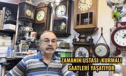 Zamanın ustası kurmalı saatleri yaşatıyor