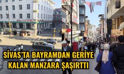 Sivas’ta bayramdan geriye kalan manzara şaşırttı