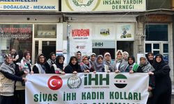 Sivas İHH Kadın Kolları'ndan Suriye'ye Bayram Eli