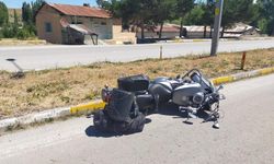 Sivas'ta motosiklet hayat kopardı