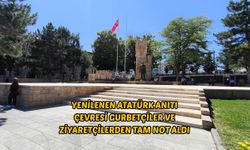 Yenilenen Atatürk Anıtı Çevresi Gurbetçiler ve Ziyaretçilerden Tam Not Aldı