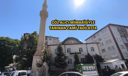 Göz alıcı mimarisiyle tanınan cami tadilatta