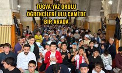 TÜGVA yaz okulu öğrencileri Ulu Cami’de bir arada