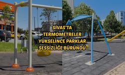 Sivas’ta Termometreler Yükselince Parklar Sessizliğe Büründü