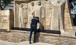 Sivas'ta Atatürk Anıtı ışıklandırması zarar gördü