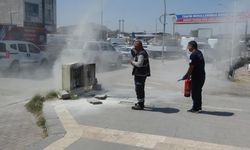 Kent merkezinde bir anda dumanlar yükseldi