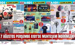 A101 7 Ağustos 2025 Aktüel Kataloğu Yayınlandı: Elektronikten Mutfak Ürünlerine Yüzlerce İndirimli Ürün!