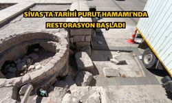 Sivas’ta Tarihi Purut Hamamı'nda Restorasyon Başladı